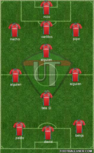 CD Unión Temuco Formation 2012