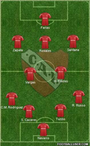 Independiente Formation 2012