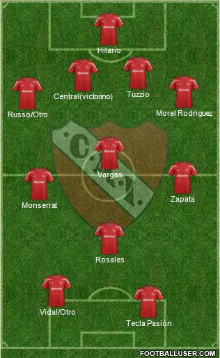 Independiente Formation 2012