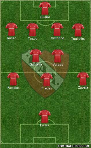 Independiente Formation 2012