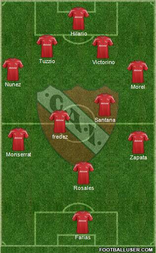 Independiente Formation 2012