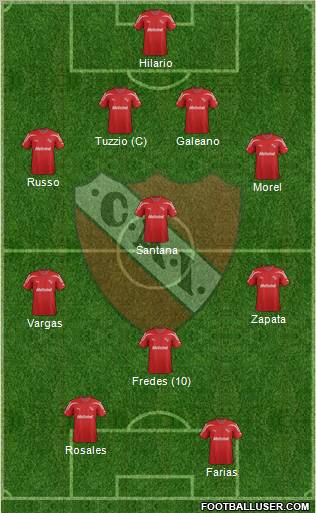 Independiente Formation 2012