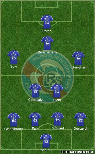 Racing Club de Strasbourg-Football Formation 2012