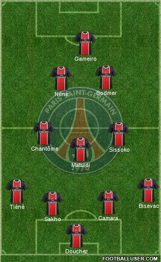 Paris Saint-Germain Formation 2012