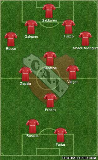 Independiente Formation 2012