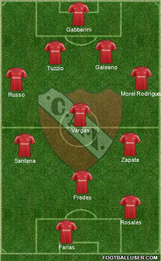 Independiente Formation 2012