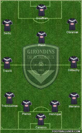 FC Girondins de Bordeaux Formation 2012