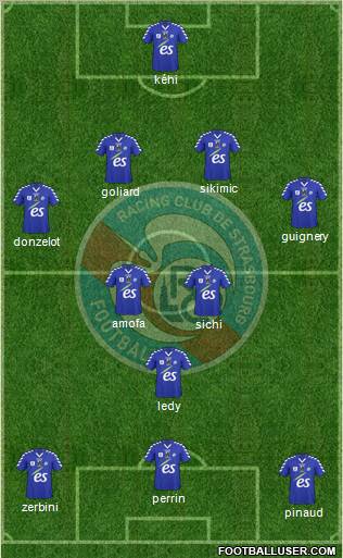 Racing Club de Strasbourg-Football Formation 2012