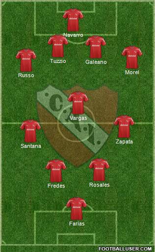 Independiente Formation 2012