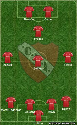 Independiente Formation 2012