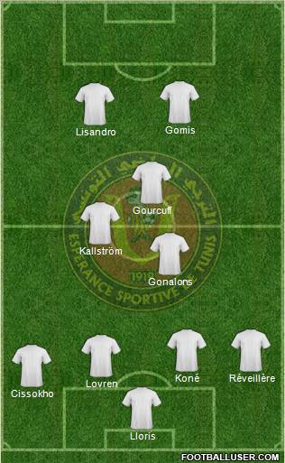 Espérance Sportive de Tunis football formation