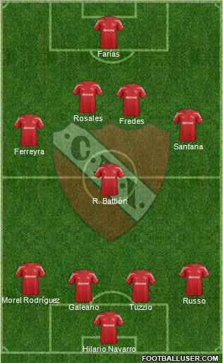 Independiente Formation 2012