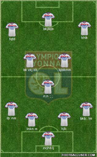 Olympique Lyonnais Formation 2012