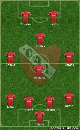 Independiente Formation 2012