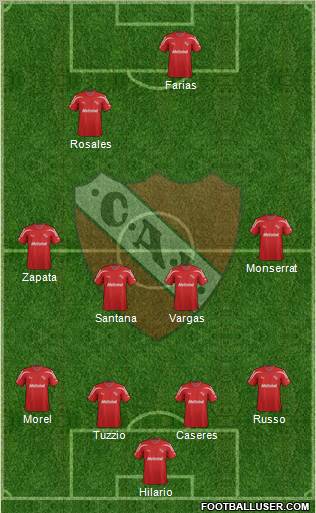 Independiente Formation 2012
