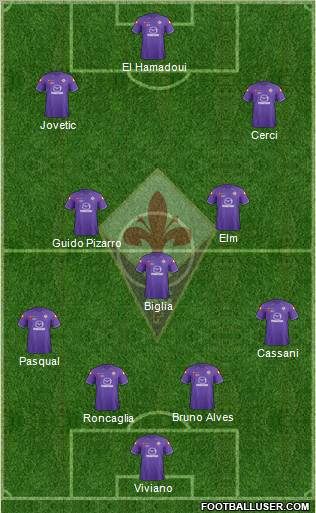 Fiorentina Formation 2012