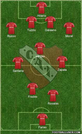 Independiente Formation 2012