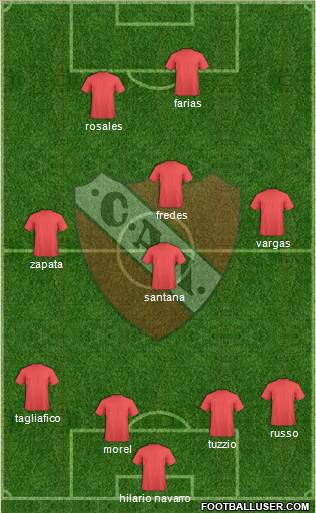 Independiente Formation 2012