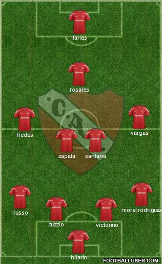 Independiente Formation 2012