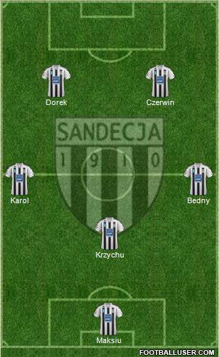 Sandecja Nowy Sacz Formation 2012