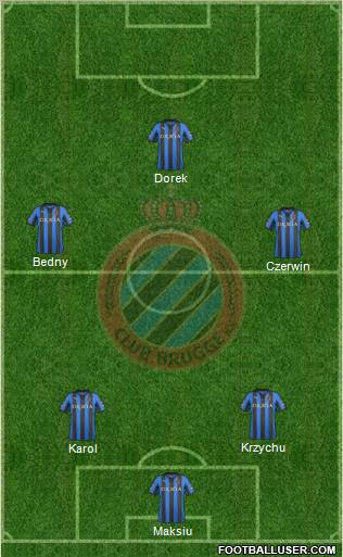 Club Brugge KV Formation 2012