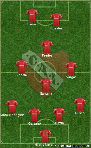 Independiente Formation 2012