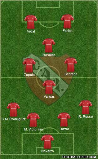 Independiente Formation 2012