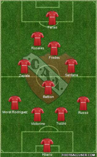 Independiente Formation 2012
