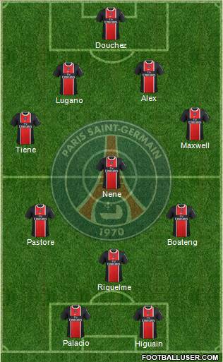Paris Saint-Germain Formation 2012
