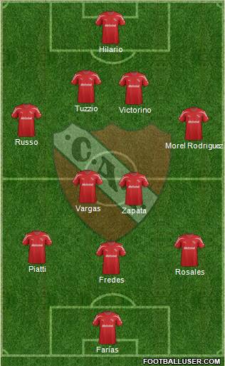 Independiente Formation 2012