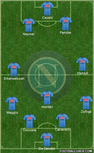 Napoli Formation 2012