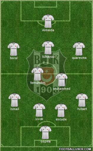 Besiktas JK Formation 2012