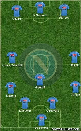 Napoli Formation 2012