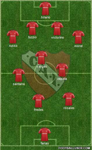 Independiente Formation 2012