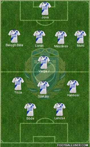 MTK Budapest FC Formation 2012