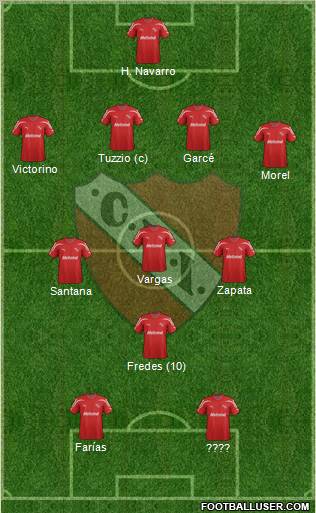 Independiente Formation 2012
