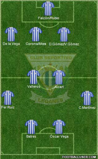 C.D. Leganés S.A.D. football formation