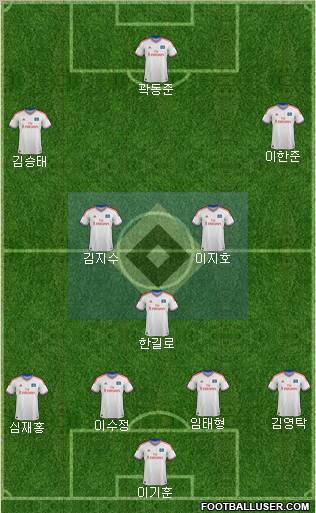 Hamburger SV Formation 2012