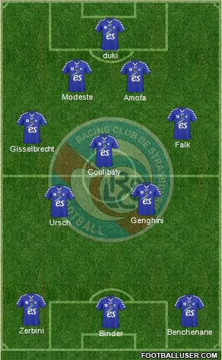 Racing Club de Strasbourg-Football Formation 2012