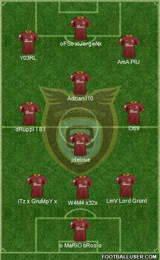 Club Tecos de la UAG Formation 2012