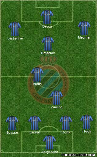 Club Brugge KV Formation 2012