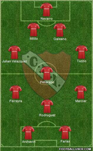 Independiente Formation 2012