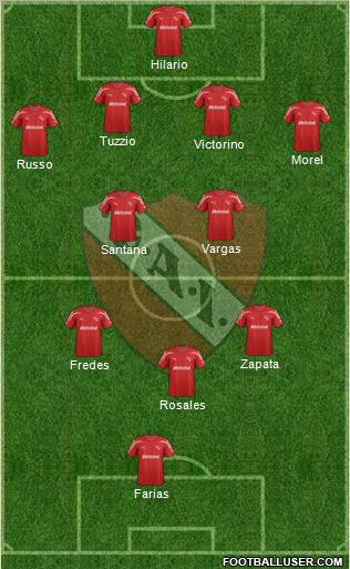 Independiente Formation 2012