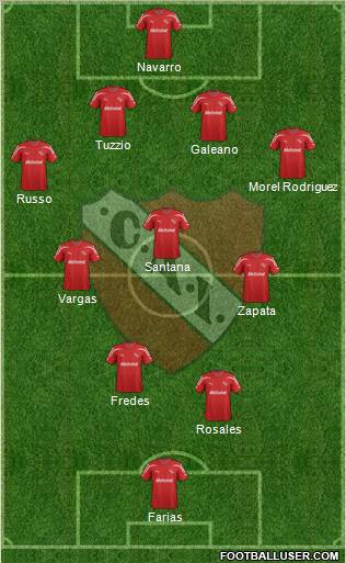 Independiente Formation 2012