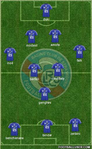 Racing Club de Strasbourg-Football Formation 2012