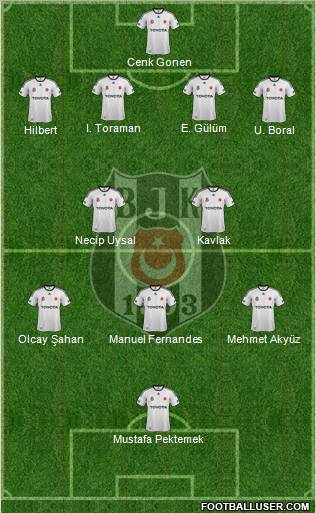 Besiktas JK Formation 2012