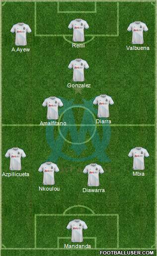 Olympique de Marseille Formation 2012