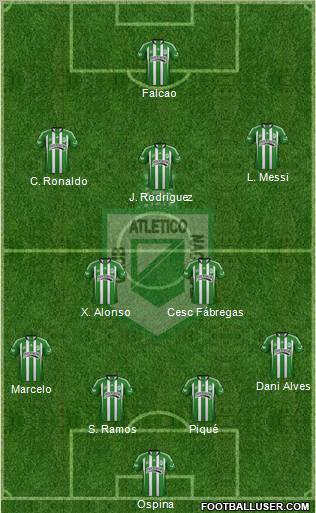 CDC Atlético Nacional Formation 2012