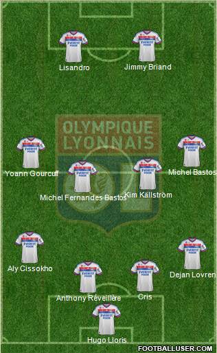 Olympique Lyonnais Formation 2012