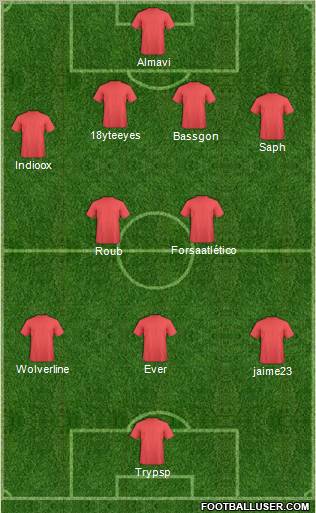 Pro Evolution Soccer Team Formation 2012